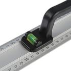 Линейка-уровень ТУНДРА, металлическая, пластиковая ручка, 2 глазка, 800 мм - Фото 4