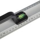 Линейка-уровень ТУНДРА, металлическая, пластиковая ручка, 2 глазка, 800 мм - фото 8310586