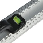 Линейка-уровень ТУНДРА, металлическая, пластиковая ручка, 2 глазка, 1000 мм - Фото 5