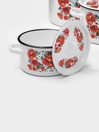 Набор кастрюль эмалированных «Маки. Мечта», 3 предмета: 1.5 л, 2.9 л, 4.5 л, белый - Фото 3