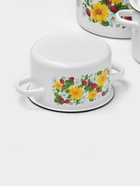 Набор кастрюль эмалированных «Земляника», 3 предмета: 1.5 л, 2.9 л, 4.5 л, белый - Фото 4