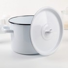 Кастрюля эмалированная, 4.5 л, d=20 см, h=14.5 см, цилиндрическая, МИКС - Фото 4