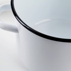 Кастрюля эмалированная, 4.5 л, d=20 см, h=14.5 см, цилиндрическая, МИКС - Фото 5