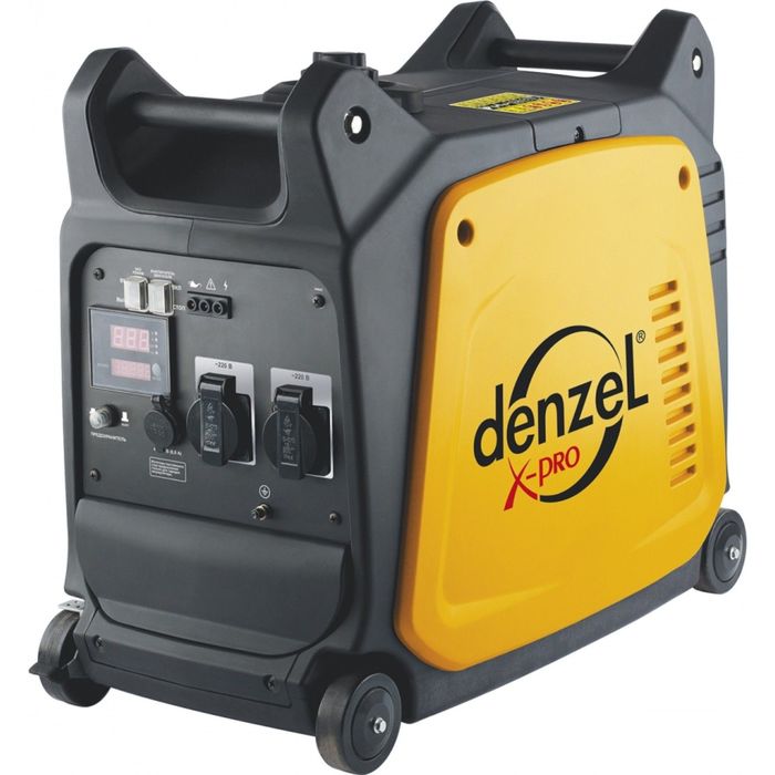 Генератор инверторный DENZEL GT-2600i, X-Pro, 2.6 кВт, 220 В, 7.5 л, ручной старт