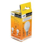 Лампа светодиодная Ecola globe, G45, 5.4 Вт, E14, 4000 K, 82x45, дневной белый - Фото 2