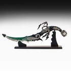 Макет оружия «Сувенирный нож на подставке. Скорпион на лезвии и рукоятке», 53.5 см - Фото 1