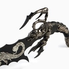 Макет оружия «Сувенирный нож на подставке. Скорпион на лезвии и рукоятке», 53.5 см - Фото 3