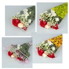 Пакет для цветов конус "Прозрачный", 15 х 80 см - Фото 2