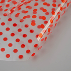 Пленка для цветов "Бисер", красная, 0,70 х 7,5 м, 40 мкм - Фото 3
