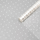 Пленка для цветов «Мелкие сердца», белая 0.7×7.5 м, 40 мкм - Фото 1