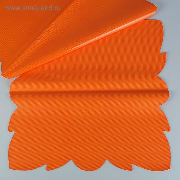 Салфетка КартаПак "Бабочка" 60 x 60 см, 40 мкм, оранжевая - Фото 1