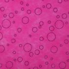 Фетр с рисунком "Пузыри” малиновый 50 см х 10 м - Фото 2