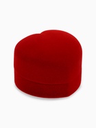 Футляр бархатный под кольцо, серьги «Сердце малое» 4×4.5 см, бордовый - Фото 4