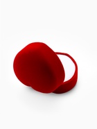 Футляр бархатный под кольцо, серьги «Сердце малое» 4×4.5 см, бордовый - Фото 5