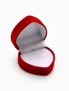 Футляр под кольцо, серьги «Сердце с рамкой из точек», бархатный, 5×5 см (±0.5 см ), красный - Фото 7