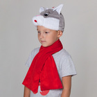 Карнавальная шапка "Кот в колпаке с шарфом", р-р 52-57 см - Фото 3