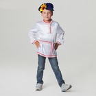Русский народный костюм для мальчика, рубаха + картуз, р-р 30, рост 110-116 см - фото 8527576
