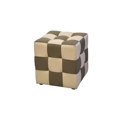 Пуф «Нео», 450×450×450 мм, цвет латте/нео шоколад