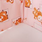 Борт в кроватку "Лента", цвет розовый - Фото 3