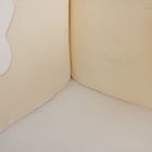 Борт в кроватку "Спать пора", цвет карамельный - Фото 3