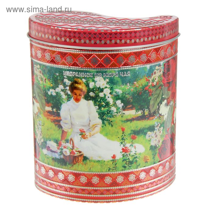 Чай "ИМЧ" Жесть - Грезы любви, красная (1224), подарочный, Шри-Ланка, 75гр. - Фото 1