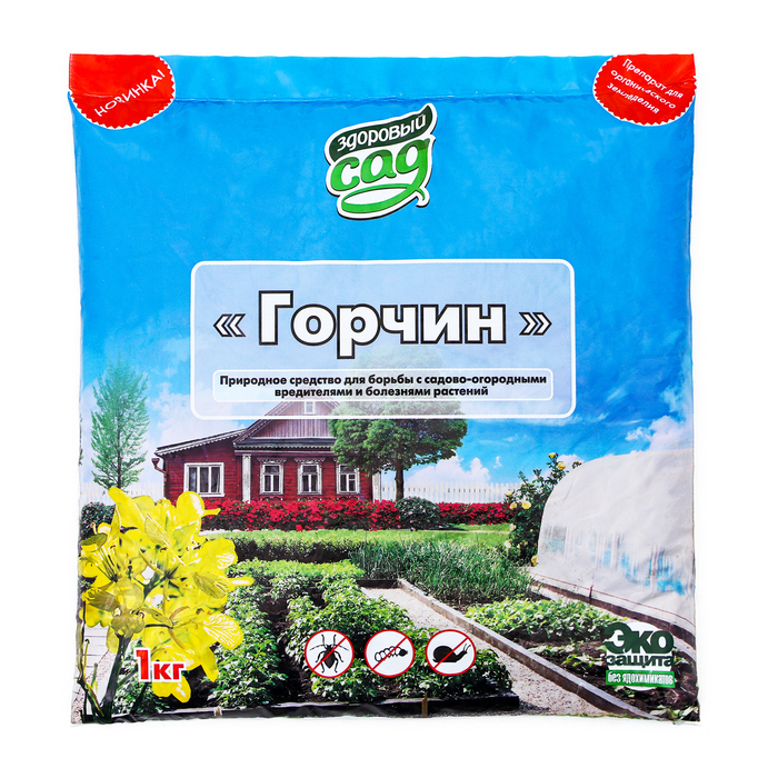Средство для борьбы с вредителями и обеззараживания грунта «Здоровый сад», «Горчин», 1 кг - Фото 1