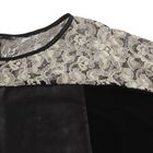 Блуза женская 2-020, цвет чёрный, рост 164 см, р-р 50 - Фото 5