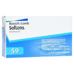 Контактные линзы Soflens 59, -7,5/8,6 в наборе 6 шт.