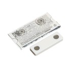 Бейдж - табличка горизонтальный, 35 × 70 мм, магнитный - Фото 13