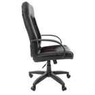 Кресло офисное BRABIX Strike EX-525, экокожа черная, ткань черная TW, 531381 - Фото 2