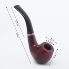 Курительная трубка для табака "Командор", классическая, 14 см - фото 11873940