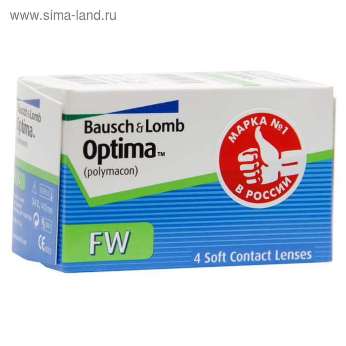 Контактные линзы Optima FW, -5,25/8,4, в наборе 4 шт.