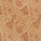 Бумага упаковочная крафт "Цветы ажурные бордо", 70 х 100 см набор 10 листов - Фото 2