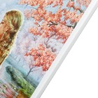 Модульная картина "Девушка у пруда" 11*30-1, 30*40-1, 29*50-1, 50х70 см - Фото 3