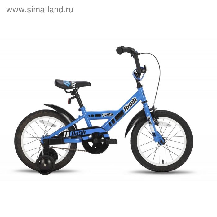 Велосипед 16" Pride Flash, 2015, цвет сине-черный глянцевый - Фото 1