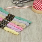 Набор ниток мулине "Радуга", 8шт, 8±1м, разноцветный - Фото 1