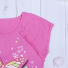 Футболка для девочки, рост 128 см, цвет розовый Л609 - Фото 3