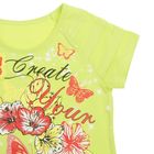 Футболка для девочки, рост 116 см, цвет лайм Л614 - Фото 3