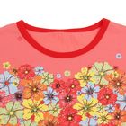 Комплект для девочки (блузка+юбка), рост 98 см, цвет красный (арт. Л628) - Фото 2