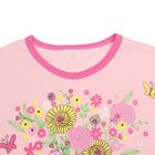 Комплект для девочки (блузка+юбка), рост 110 см, цвет розовый (арт. Л628) - Фото 2