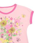 Комплект для девочки (блузка+юбка), рост 128 см, цвет розовый (арт. Л628) - Фото 3