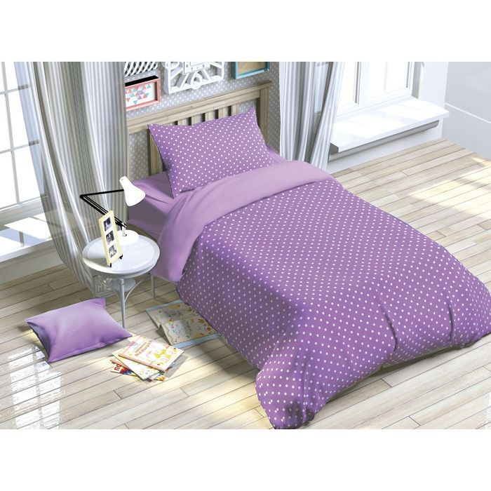 Постельное бельё "Этелька" 1.5 сп. Карамельная мечта 143х215 см, 150х214 см, 50х70 см, поплин - Фото 1