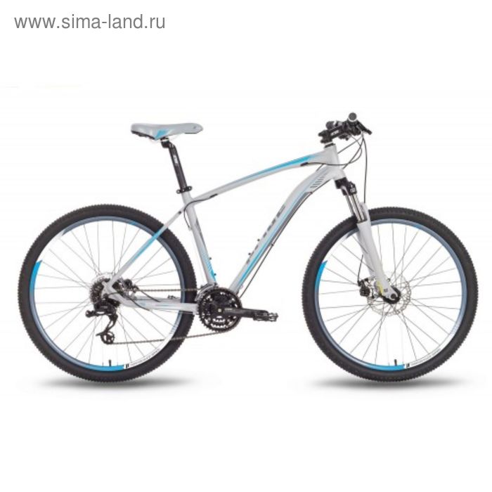 Велосипед 27,5" Pride XC-650 MD, 2016, цвет серо-синий матовый, размер 17" - Фото 1