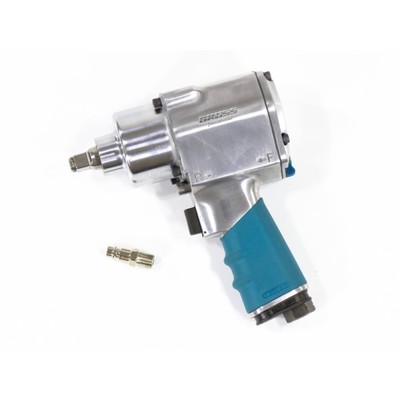 Пневмогайковерт ударный GROSS G1260, 1/2", Twin Hammer, 7000 об/мин, 480 л/мин, 813 Нм
