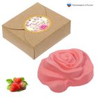 Фигурное мыло в конверте "Удачи и счастья!" с ароматом клубники - Фото 1
