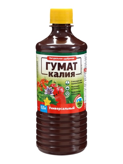 Гумат калия «Долина Плодородия», универсальный, 0.5 л