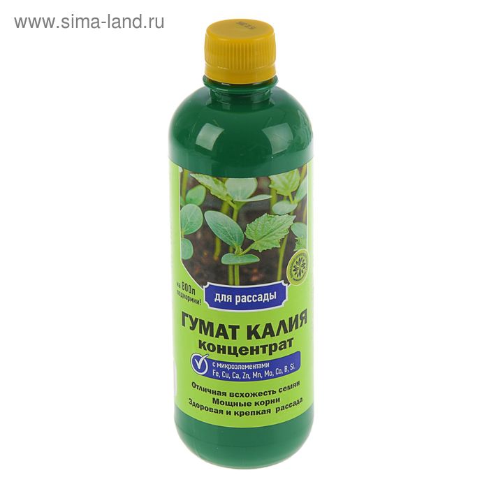 Гумат калия для рассады, Ивановское, 0.5 л - Фото 1