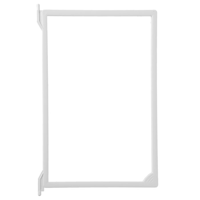 Рамка пластиковая для перекидной системы A4, INFOFRAME, без протектора, цвет белый - фото 1886225614