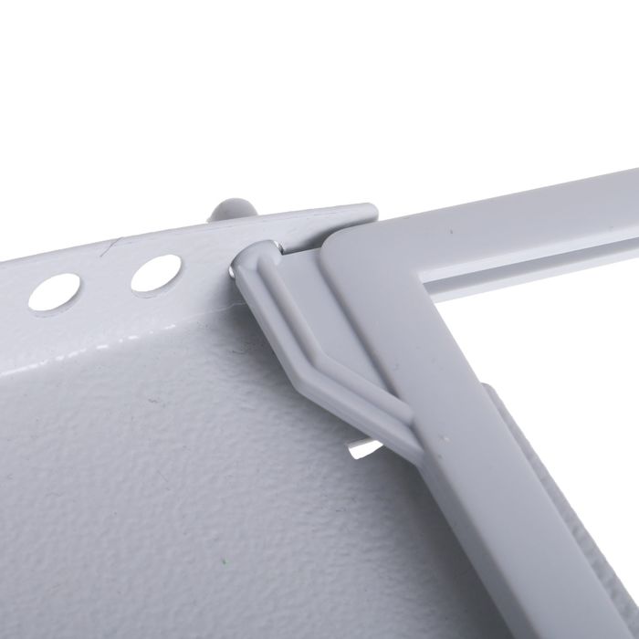 Рамка пластиковая для перекидной системы A4, INFOFRAME, без протектора, цвет серый - фото 1906843966