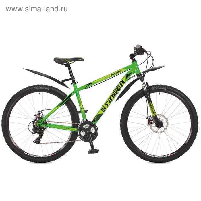 Велосипед 29" Stinger Aragon, 2017, цвет зелёный, размер 16"